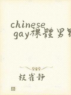chinese gay裸体男野外