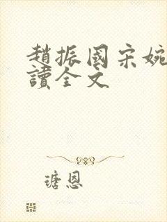 赵振国宋婉清阅读全文