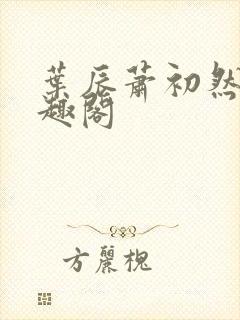 叶辰萧初然 笔趣阁