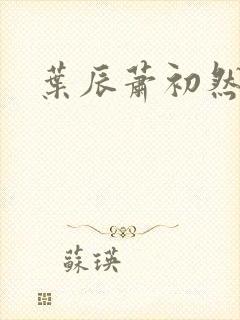 叶辰萧初然听书封面