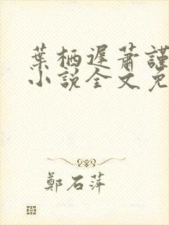 叶栖迟萧谨行的小说全文免费阅读最新章节封面