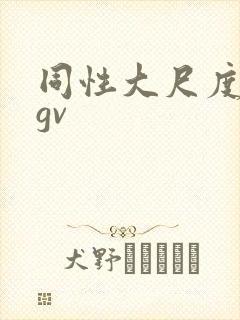 同性大尺度视频gv