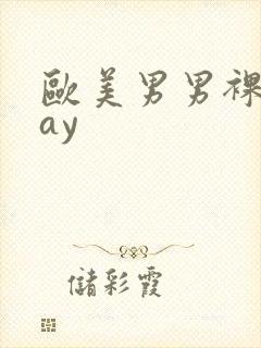 欧美男男裸体gay封面