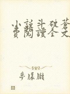 小说斗破苍穹免费阅读全文无窗口