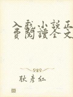 入戏小说正版免费阅读全文无弹窗
