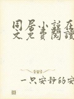 同居小说在线全文免费阅读笔趣阁无弹窗封面