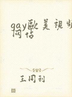 gay欧美视频网站