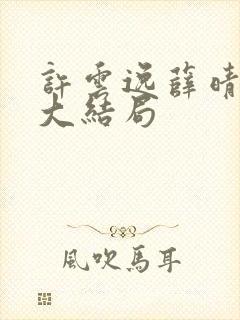 许云逸薛晴共感大结局