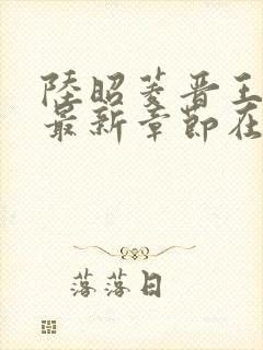 陆昭菱晋王小说最新章节在线阅读