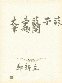 大帝苏子苏神朝笔趣阁封面