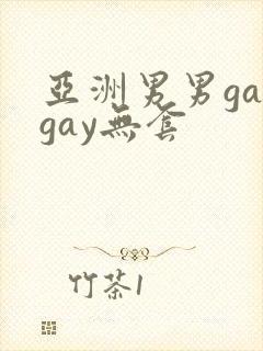亚洲男男gaygay无套