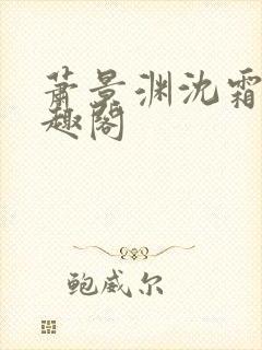 萧景渊沈霜宁笔趣阁