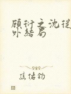 顾衍之沈从灵番外结局