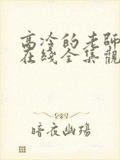 高冷的老师动漫在线全集观看免费