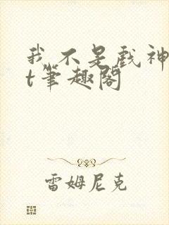 我不是戏神txt笔趣阁