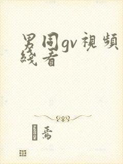 男同gv视频在线看