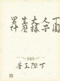 男生大人丁丁长什么样子图片