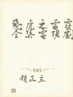 飞虎之雷霆极战全集电视剧