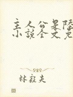 主人公是陆鸣的小说全文免费阅读