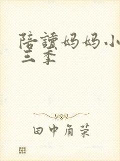 陪读妈妈小说第三季封面