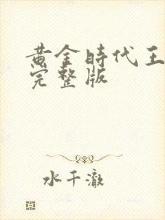 黄金时代王小波完整版