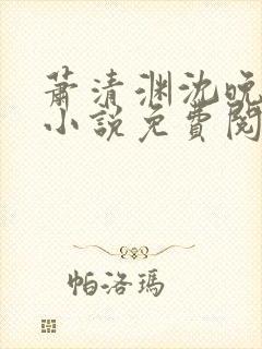 萧清渊沈晚棠的小说免费阅读