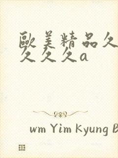 欧美精品久久久久久久a