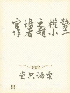 官场之权势滔天作者赵小二