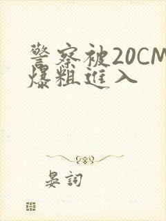 警察被20CM爆粗进入
