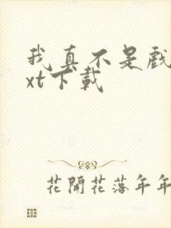 我真不是戏神txt下载