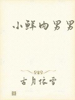 小鲜肉男男互操