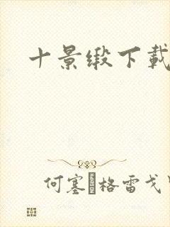 十景缎下载封面