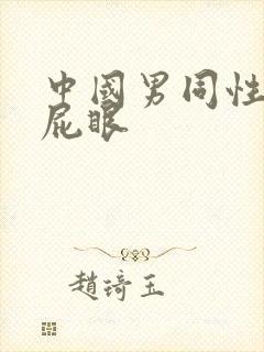 中国男同性恋操屁眼