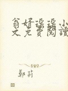 翁婿瑶瑶小说全文免费阅读最新章节封面