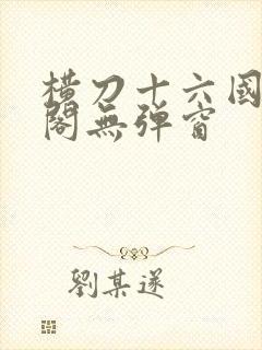 横刀十六国笔趣阁无弹窗
