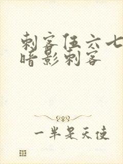 刺客伍六七所有暗影刺客封面