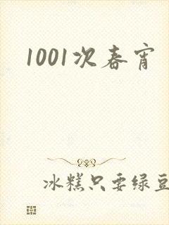 1001次春宵封面
