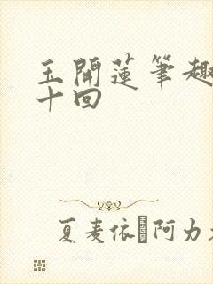 玉开莲笔趣阁第十回封面