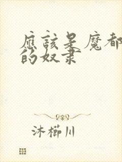 应该是魔都精兵的奴隶