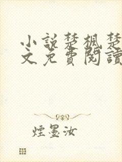 小说楚枫楚月全文免费阅读完整版