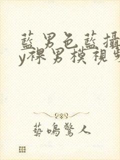 蓝男色蓝摄gay裸男模视频