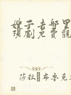 嫂子去哪里了电视剧免费观看全集