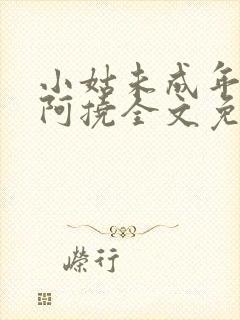 小姑未成年by阿挠全文免费阅读笔趣阁封面