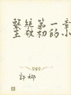 系统第一章给宿主破初的小说