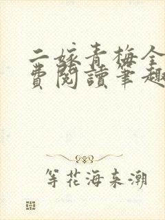 二嫁青梅全文免费阅读笔趣阁