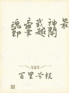 魂帝武神最新章节笔趣阁