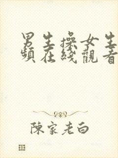 男生操女生的视频在线观看