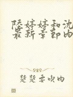 陆婷婷和沈悦的最新章节内容封面