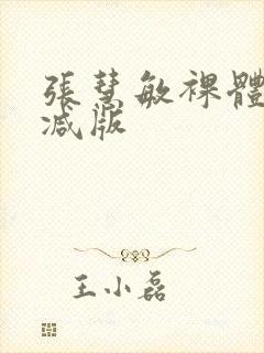 张慧敏裸体无删减版封面