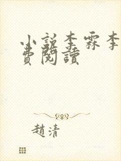 小说李霖李澜免费阅读